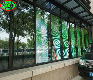 Full Color Indoor SMD1921 Transparente Led Video Pared pantalla de LED transparente pantalla de LED transparente