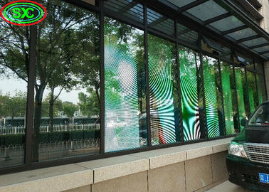 Pantallas de instalación de alquiler Gran ángulo de visión P3.91 P4.81 2500 Nits Pantalla LED transparente