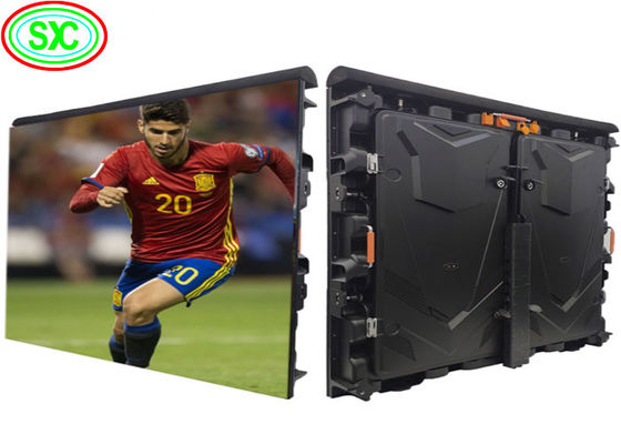 Buen precio Encuadernación de aluminio fundido alquiler de pantalla suave módulo RGB panel P8 IP65 LED estadio vallas publicitarias en línea