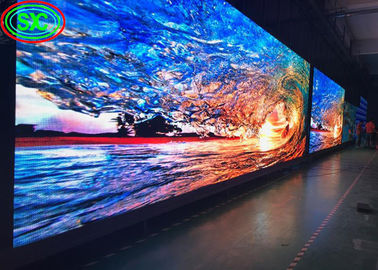 P8 pantalla de aluminio de fundición a presión de LED al aire libre, impermeable a HD, pared de vídeo del centro comercial