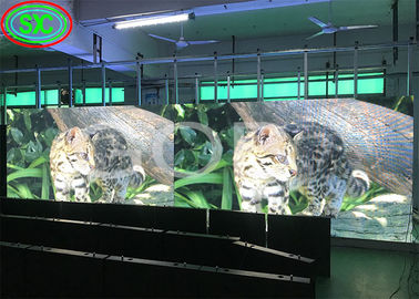 Cabinet de alquiler de aluminio fundido a presión 256*128mm Indoor Full Color LED Display GOB