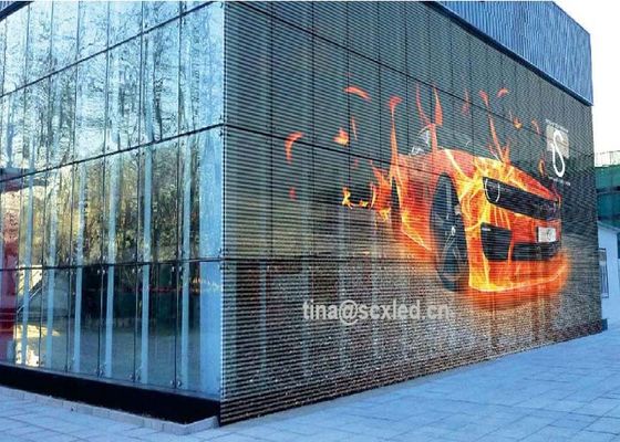 Display LED transparente para publicidad