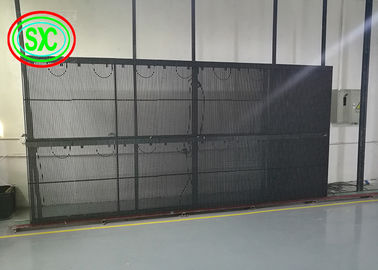 Nationstar Kinglight lámpara LED P3.91-7.82 de color completo de malla impermeable transparente LED pared de vidrio para interiores y exteriores