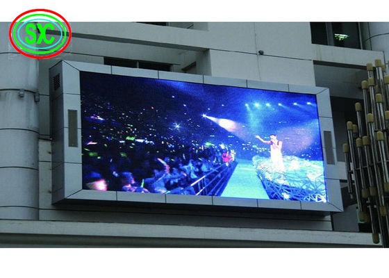 Pantalla LED a color completa para exteriores P4, a prueba de agua, píxel de 4 mm, vida útil de 10000 h