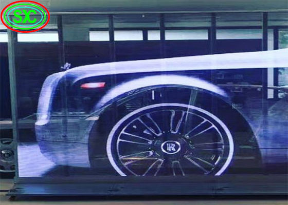 Pintura de pared de vidrio LED transparente