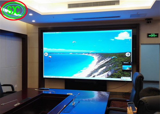 ESCUPA la pantalla de la publicidad LED de la MAZORCA P1.56 P1.667 P1.923 que la alta definición impermeable interior llevó la pared video