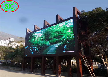 P10 Pantalla LED a todo color a prueba de agua en exteriores Resistente al viento, de alta definición, sin arrastre, con sombra LED
