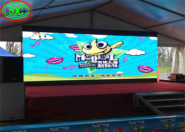 Pantalla de alquiler de LED / pantalla LED delgada y ligera, pantalla de festival de escenario grande personalizable