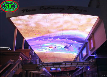 HD Full Color Suspended LED Display Alquiler P4 para exposiciones / espectáculos de motor