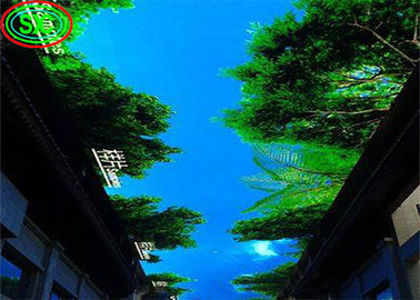 HD Full Color Suspended LED Display Alquiler P4 para exposiciones / espectáculos de motor