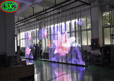 Pantalla de alquiler al aire libre impermeable Video IP65 HD P3.91 Pantalla LED transparente