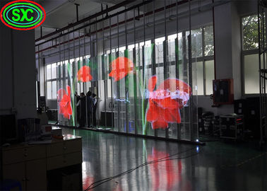 Pantalla de alquiler al aire libre impermeable Video IP65 HD P3.91 Pantalla LED transparente