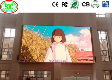 Alta tasa de actualización 1920hz 1/8 de color exterior LED montado en la pared