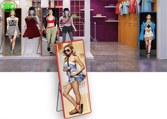 Display de carteles LED con tótem inteligente para interiores