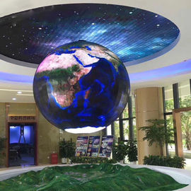 360° Exterior de color completo Esfera de columna LED pantalla de construcción cartelera