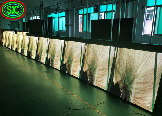 Pantalla LED publicitaria a todo color para exteriores de 10 mm o más, alta frecuencia de actualización, sin efecto fantasma, 3840 Hz