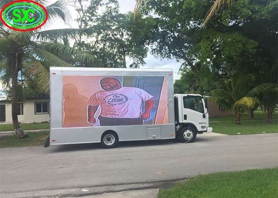 Buen precio P10 Pantalla LED móvil a todo color / pantalla de vídeo LED exterior para publicidad en línea