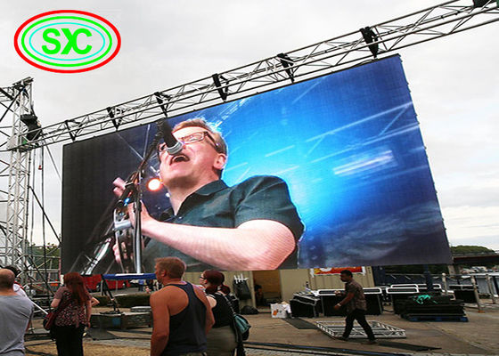 Buen precio Función llevada alquiler al aire libre de la reproducción de vídeo de pantallas del concierto del Rgb de la exhibición P3.91/P4.81 en línea