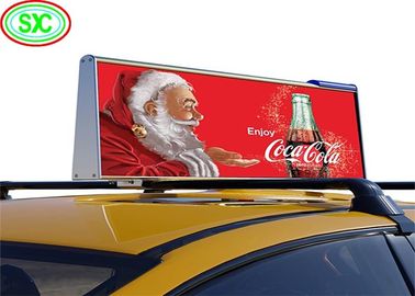 Pantalla de cabina de automóviles de señalización LED Displays de bajo costo, vívido de los taxis de techo LED Displays