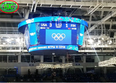 Tablero de resultados de publicidad del estadio P4.81 LED Video Wall Alquiler 1R1G1B