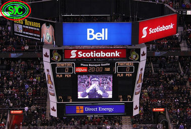 Tablero de resultados de publicidad del estadio P4.81 LED Video Wall Alquiler 1R1G1B
