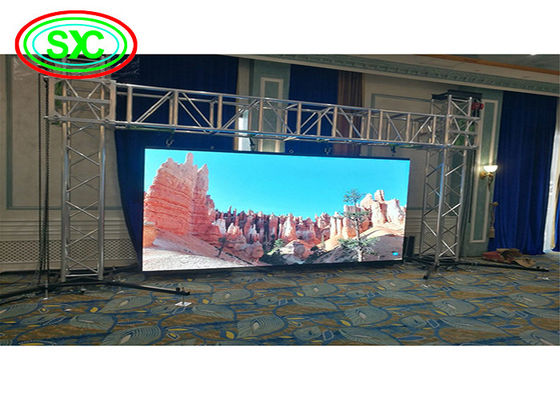 Buen precio Gabinete de alquiler del panel 500*1000m m Aluminun de la pantalla LED al aire libre de P3.91 P4.81 en línea