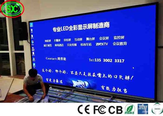 P2-P6 Interior portátil LED pared de vídeo de alta luminosidad publicidad pantalla LED HD