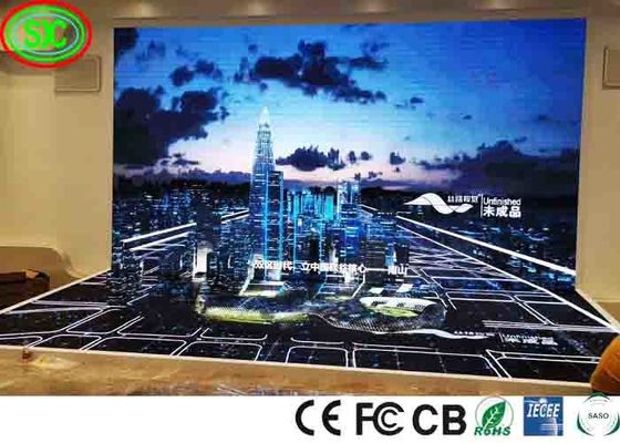 Pantalla de LED de publicidad con tono de píxel fino y alta tasa de actualización P2.5 3840hz