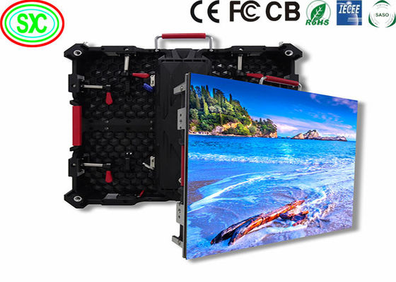 Pantallas de aluminio de fundición de LED HD SMD 62500 puntos/m2, alquiler de TV LED en pared para interiores