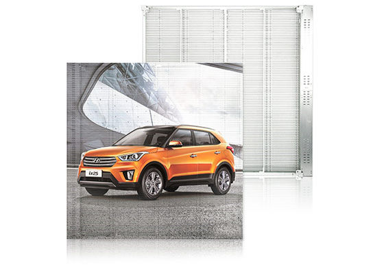 Pantalla LED transparente de alto brillo cartelera con chip Epistar 3 años de garantía