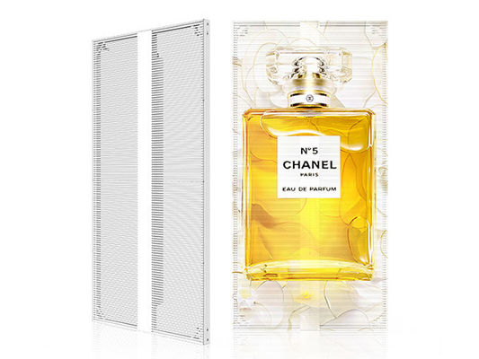 Pantalla de LED transparente de alto brillo de color completo de publicidad SMD2121
