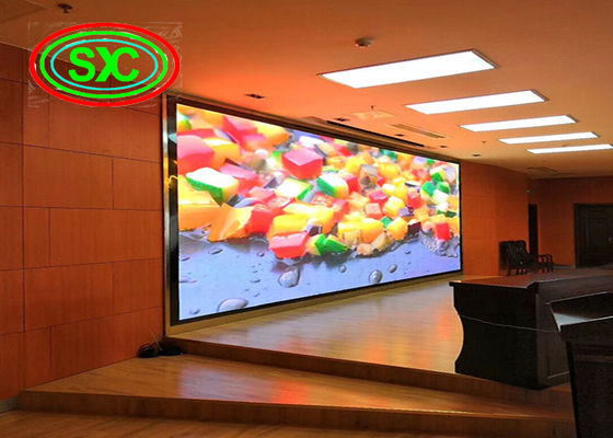 SMD 3528 P6 Large RGB LED Die-Casting Aluminium Screen IP65 Long Life Pared de televisión LED para interiores