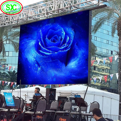 SMD1515 Armario de aluminio fundido a presión estándar de interior de color completo P2.5 Haning LED Display
