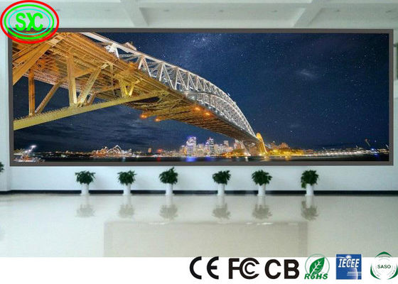 No-Smear HD Audio-Visual P2 P3 256*128mm Indoor Display LED a todo color Display LED a todo color
