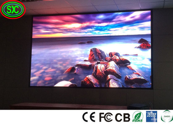 Pantalla de publicidad LED interior de alta resolución a todo color 256 X128 mm SMD2727