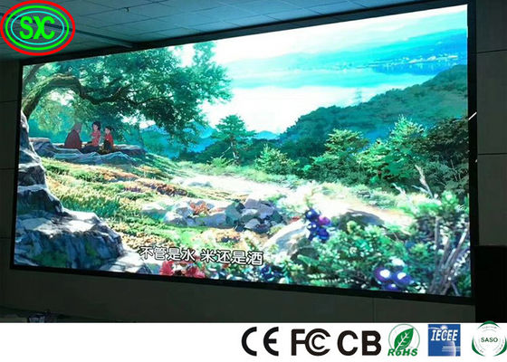 Pantalla de publicidad LED interior de alta resolución a todo color 256 X128 mm SMD2727