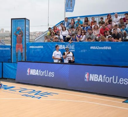 pantalla LED a todo color al aire libre del perímetro del estadio de 5000nits P8