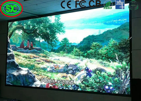 Nuevo panel de pared de video LED de pequeño tono HD Ultra delgado P4 P2.5 pantalla LED a todo color interior