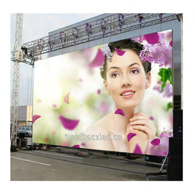 Gran panel LED colgante P5 escenario exterior LED de video pared de alquiler de pantalla a todo color