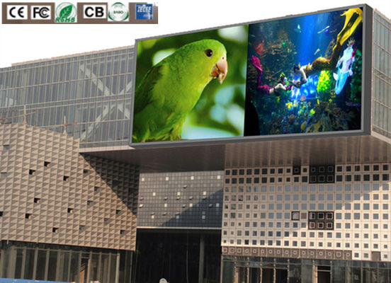 P10 Fuera impermeable a todo color LED cartel 10mm Pixel 960x960mm gabinete