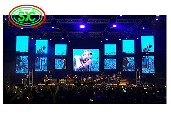 Buen precio P3.91 de alquiler interior que hace publicidad del brillo de la exhibición 1200cd para la demostración de la etapa en línea