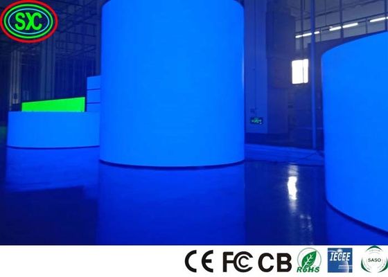 HD 3 años de garantía a todo color 3840hz P3.91 Indoor Curved LED Display Screen para el escenario