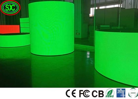 HD 3 años de garantía a todo color 3840hz P3.91 Indoor Curved LED Display Screen para el escenario