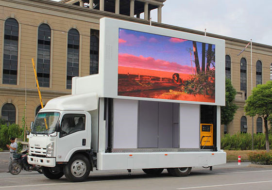 P6 Full Color Furgoneta para exteriores Camión móvil Publicidad LED Display LED Panel de vídeo del remolque