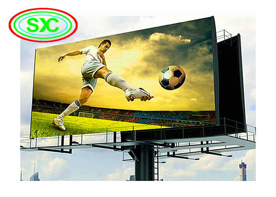Buen precio Exploración a todo color al aire libre de alta resolución de la pantalla LED SMD P10 el 1/2 en línea