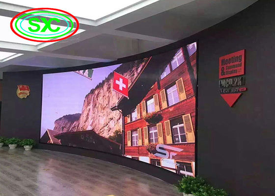 Caja de hierro LED P6 RGB, pantalla LED a todo color para publicidad comercial