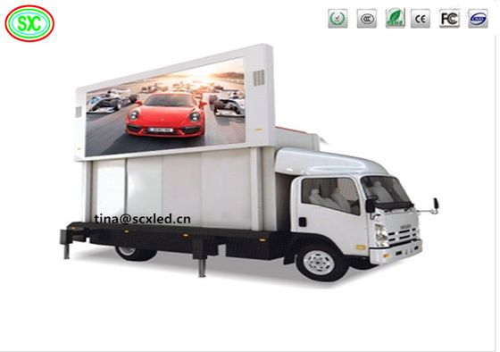 P10 Pantalla LED móvil a todo color / pantalla de vídeo LED exterior para publicidad