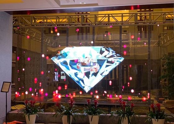 Buen precio SMD2121 Pantalla LED transparente e impermeable para publicidad exterior llamativa en línea