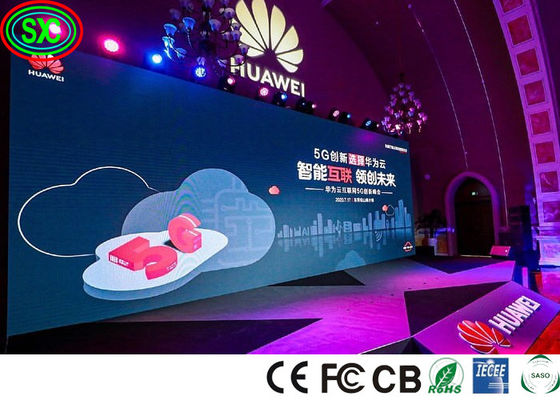 Buen precio Color completo 25W 1000CD/M2 P3.91 P4.81 Pantalla LED de escenario Pantalla de fondo LED en línea