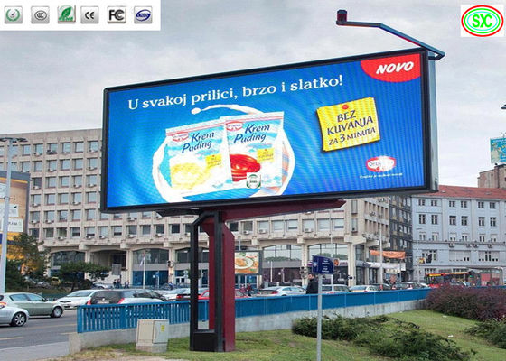 P8 de color completo Inodoro para exteriores Publicidad comercial LED
